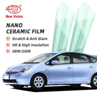 1mX3m Nano Ceramic Film Sun Solar UV Proof High Insulation Car Window Tint Foils Anti-glare High Quality Glass Sticker
