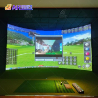 Customized Golf Training Aid Infrared Screen Golf Simulator System