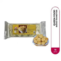 QUEEN FOOD BAKSO GORENG UDANG BENTUK RAMBUTAN 240GR ISI 10 PCS DIMSUM HALAL