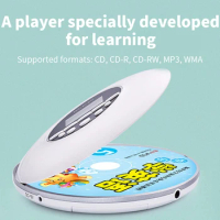Newly upgraded Walkman portable mini Bluetooth CD player Mp3 multi power charging with stereo headphone shock protection