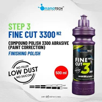 STEP 3 FINE CUT N2 (500ML) ABRASIVE 3300 - nanoTECH PROTECTION - FINISHING POLISH - POLES MOBIL MOTO