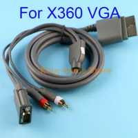 5pcs For Xbox360 1.8 m HD VGA AV Cable With Optical Output For Xbox 360 Game Console HD VGA Audio/Video Cable
