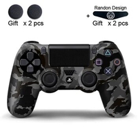 DATA FROG Soft Silicone Camo Case For SONY Playstation 4 PS4 Controller Protection Case Joystick Caps For PS4 Pro Slim Gamepad