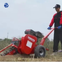 2023 Ready To Ship CE certificate Small Garden Drainage Trencher Forestry Mini Trenching Digging Machine With Chainsaw Trencher