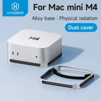 Hagibis Desktop Stand for Mac mini M4/M4 Pro 2024 Dustproof Base Heat Dissipation Bracket Aluminum A