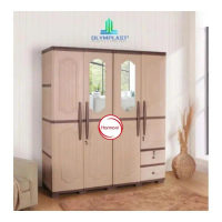 LEMARI PAKAIAN OLYMPLAST LEMARI PLASTIK PAKAIAN OLYMPLAST FREE ONGKIR SERANG KOTA - 4PINTU