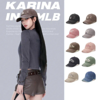 【MLB】牛仔 復古 仿舊棒球帽 KARINA同款老帽 Varsity系列(CPVL6.CPVV3.CPVV0.CPV03-多款任選)