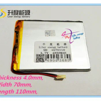 3.7 v, 4850mah (polymer Rechargeable batteries )for tablet 8 inches and 9 inches (4070110) The tablet battery