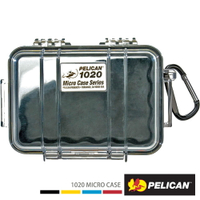 限時★..  美國 PELICAN 1020 Micro Case 微型防水氣密箱-透明 黑色 公司貨【全館點數5倍送】【跨店APP下單最高24%點數!!】