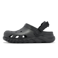 Crocs 洞洞鞋 涼拖鞋 Duet Max II Clog 男女鞋 黑 渦輪克駱格 魔鬼氈 可調節 卡駱馳 208776001