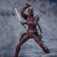 Marvel Universe DEADPOOL Deadpool 2 SHF Deadpool Little Badass Articulated Action Figure Model Displ