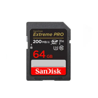【SanDisk 晟碟】Extreme Pro SDXC UHS-I V30 64GB 記憶卡(台灣代理商貨)
