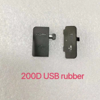 New for Canon 200D USB rubber shutter line skin plug side cover skin camera repair
