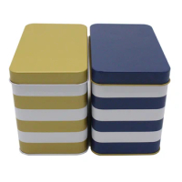 Size:17*10.3*13.5cm big rectangular food tin can cookies box biscuit tin box packing box for biscuit