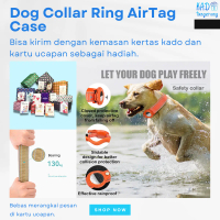 Kalung Kerah Anjing Anti Hilang Case AirTag Tracker Holder Dog Collar Pet Strap Accessories Necklace