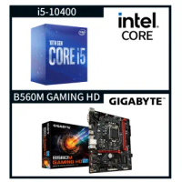 【GIGABYTE 技嘉】B560M GAMING HD + INTEL Core I5-10400 超值組