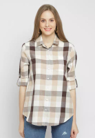 C2 Outfitters C2 Kamion Ecru Casual Shirt