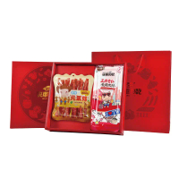 【快車肉乾】龍年大吉★經典大禮盒〔共2包入〕_限新北中和自取#櫻花蝦_小豬騎士 150g-櫻花蝦,小豬騎士 150g