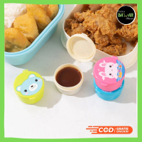 Saus Cup Bento Karakter / Wadah Saus Bento Cup / Wadah Cup Mayonaise Selai Sambal Mini Karakter Lucu