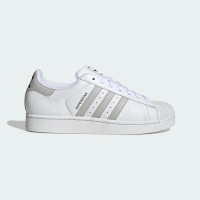 【adidas 愛迪達】休閒鞋 男鞋 運動鞋 三葉草 SUPERSTAR II 白灰 JQ4731(8977)