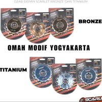 Gear Gir Depan Scarlet MX Bronze Titanium 428H 14T 15T 16T CRF 150L KLX 150 BF WR155