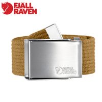 【Fjallraven 小狐狸 Canvas Belt 帆布皮帶4cm《蕎麥棕》】F77029/織布帶/帆布腰帶/男女