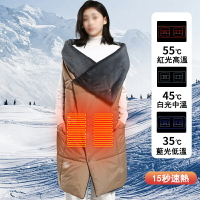 【免運】電加熱毯子智能發熱披肩蓋毯恆溫調控電熱毯子發熱馬甲