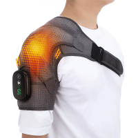 新品電熱按摩護肩3檔式調節控制器護肩具usb充電運動保暖護具