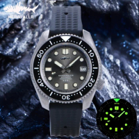 Heimdallr Men's Diver Watch SBDX Titanium Tuna 42mm Automatic Watch Mechanical Date Ceramic Bezel Rubber Strap Sapphire 30Bar
