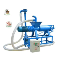 Pig manure solid liquid separator Solid liquid dehydrator for duck droppings Animal waste dehydrator Screw extruder