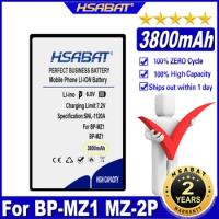 HSABAT BP-MZ1 MZ-2P 3800mAh Battery for Sony BP-MZ1 MZ-2P Batteries
