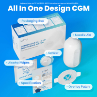 Ottai M8 CGM Continuous Glucose Monitor 4 Sets No Finger Pricking Pain-Free Real Time Tracking Gluco