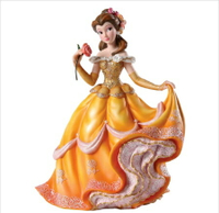 大賀屋 美女與野獸 貝兒 塑像 雕像 模型 公仔 擺飾 玩具 迪士尼 公主 日貨 正版授權 L00010222