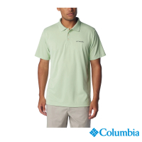【Columbia 哥倫比亞】男款-Utilizer™UPF30快排Polo衫-嫩綠色(UAX01260LM/IS)
