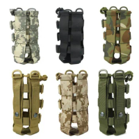 Tactical Water Bottle Pouch Military Molle System Kettle Bag Durable Camping Hiking Travel Cycling Kits Carrier