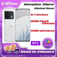 Global ROM Original New OnePlus 10 Pro 10pro 5G Cell Phone 6.7inch Snapdragon8 Gen 1 NFC 5000MAh 80W Fast Charge 50MP