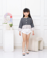 LONAIRE KIDS 42600# - Tweed Blazer, Cardigan Premium, Kardigan Anak Perempuan