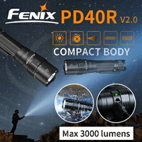 【錸特光電】FENIX PD40R V2.0 3000流明 405米遠射 機械調光手電筒 USB充 電量提示 21700