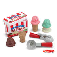 美國瑪莉莎 Melissa &amp; Doug 玩食趣 - 磁力冰淇淋甜筒組