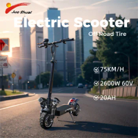 Shock Absorber Electric Scooters X700 10 Inch Off Road Tire Elektrikli Scooters 20AH 60V 2600W Li Battery E Scooters 2024