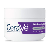 Cerave Skin Renewing Night Cream 48g มอยเจอร์ไรเซอร์ ไนท์ครีม มอยซ์เจอร์ไรซิ่ง ดูแลผิวหน้า ต่อต้านริ