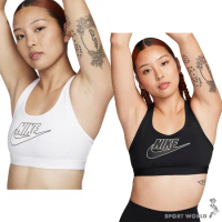 Nike 運動內衣 女裝 中度支撐 白/黑 FB4081-100/FB4081-010