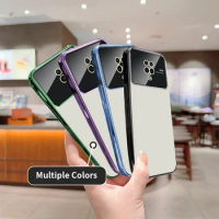 for Xiaomi Redmi Note 9 Pro Max 9S Case 6D Plating Luxury Clear Large Window Lens Film Soft Cute Phone Cover RedmiNote9sProMax