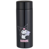 小禮堂 酷洛米 超輕量不鏽鋼保溫杯 300ml (黑抱玩偶款) 4973307-592249