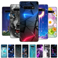 For Samsung S10 Plus Case Soft Silicone Cover Black Bumper TPU For Samsung Galaxy S10 S10E S 10 S10plus Phone Cases Back Covers