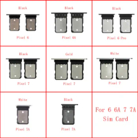 1Pcs Sim Card Slot Tray Reader Holder Connector Adapter Socket For HTC Google Pixel 6 6A 6Pro 7 7A 7Pro Pixel6 Pixel7 Pro
