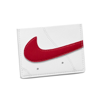 Nike 錢包 Icon Air Force 1 Card Wallet 白 紅 皮革 卡片夾 皮夾 N100973817-3OS