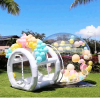 Commercial Kids Party Clear Dome Balloon Garden Tent Bubble Tent Inflatable Bubble Bounce House