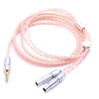 GAGACOCC 1Meter 4.4mm OCC copper Headphone Upgrade Cable for Focal Utopia Ultra