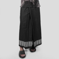 Diskon Sarung Tenun Premium Alat Shalat Pria Dewasa Prodigo Weru Hitam